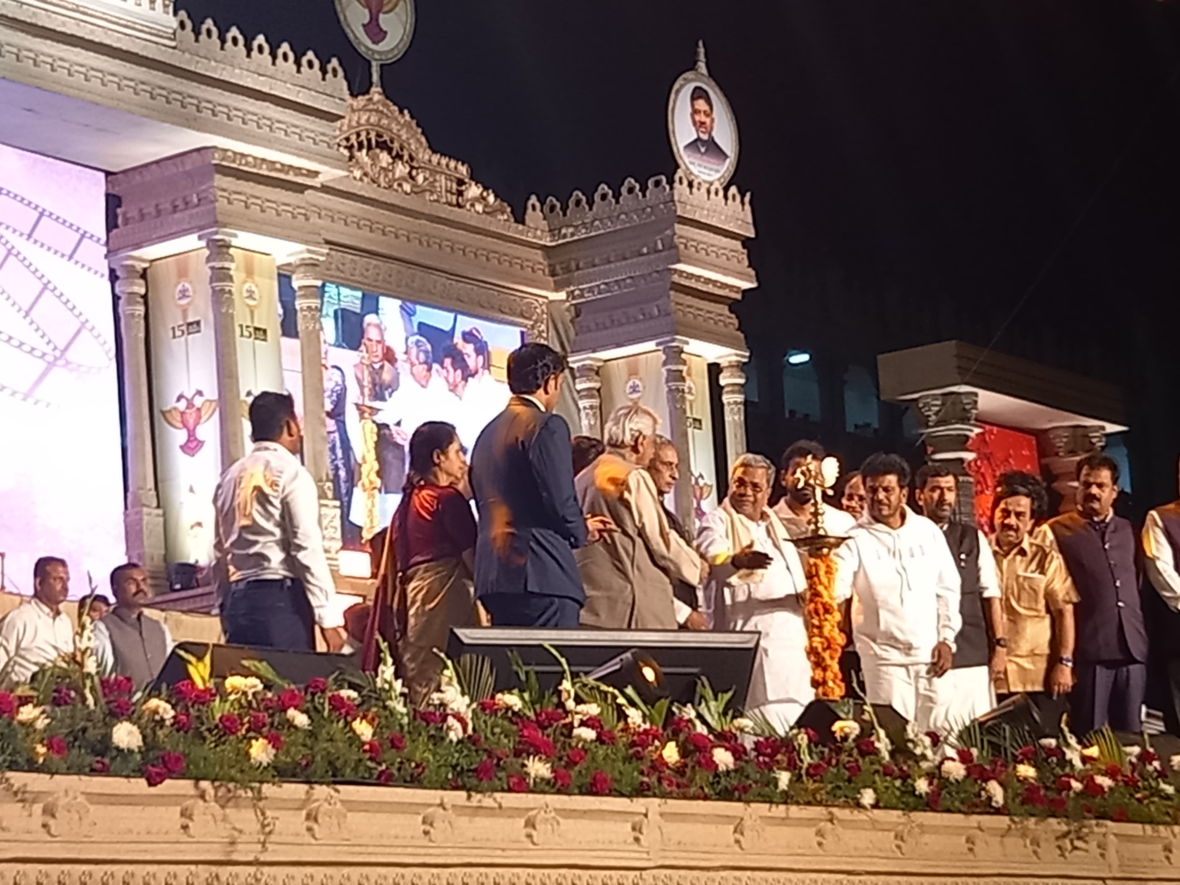 Lighting of the lamp - Bengaluru International Film Festival